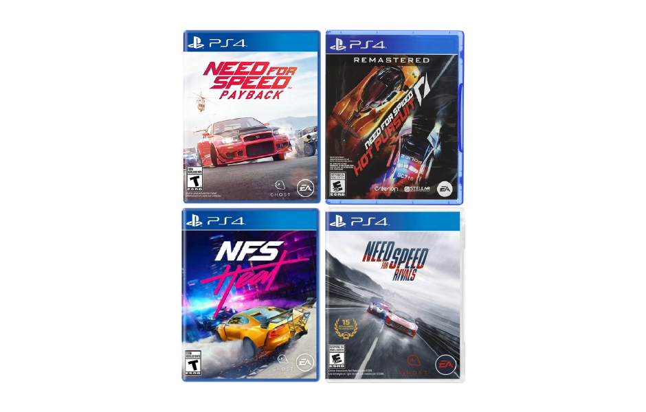 Need for Speed Hot Pursuit Remastered + NFS Payback + NFS Heat + NFS Rivals Bundle (Save $20)